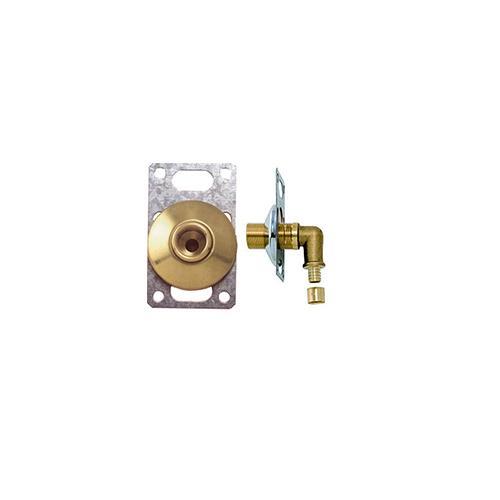 Platine simple robinetterie murale