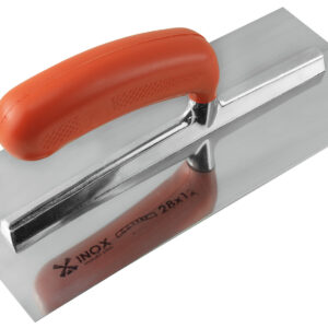 Platoir lame inox courbe 28 x 12 cm poignée plastique MONDELIN 23.132.1