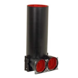 Plénum de bouche TVA-P boîtier cuisine - 2x90