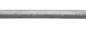 Pointe tête plate Rocket en acier brut galvanisé - 508018