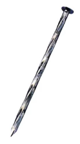 Pointe torsadée à tête plate 90 mm le kg DIMOS 780506