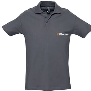 Polo sobrico noir 100 % coton TL