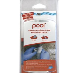Pool bande réparation - Pool bande de réparation - Blanc - Longueur : 1,5 m - Largeur : 5 cm