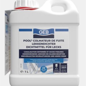 Pool colmateur pour fuites piscines - Pool colmateur - Bidon de 1 litre - Pour fuites piscines