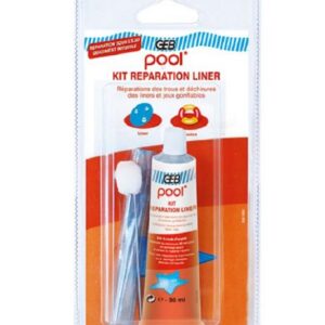 Pool kit réparation liner - kit réparation liner - Comprend : une colle, une pièce de PVC et un applicateur