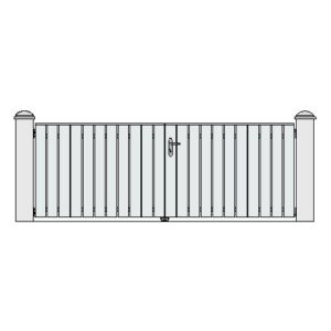 Portail PVC Battant modèle VENISE