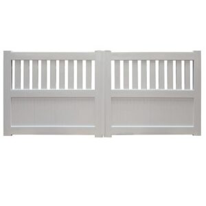Portail PVC battant ou coulissant modèle MEYA