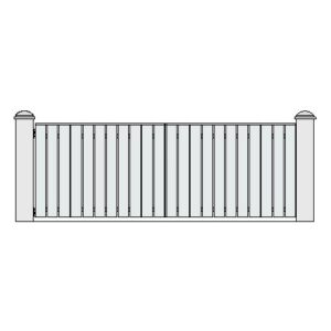 Portail PVC Coulissant modèle VENISE