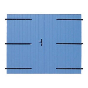 Porte de garage ALU 27 mm à 2 vantaux