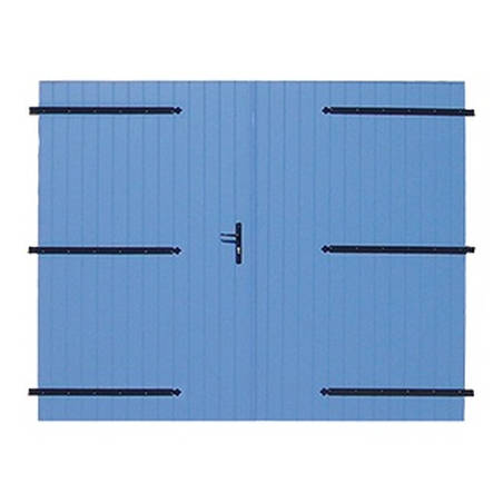 Porte de garage ALU 27 mm à 2 vantaux