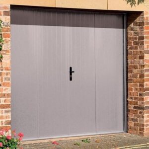 Porte de garage ALU 27 mm à 4 vantaux