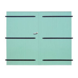 Porte de garage PVC 28 mm à 2 vantaux