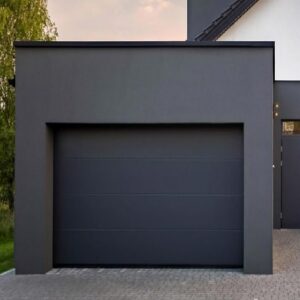 Porte de garage sectionnelle en acier isolé sur Mesure