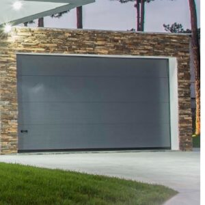 Porte de garage sectionnelle motorisée Somfy IO (Gamme Standard Plus) L250 cm x H212,5 cm