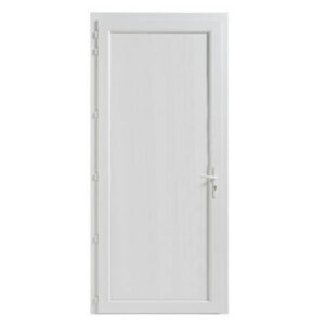 Porte de service PVC 1 vantail ouverture à la française