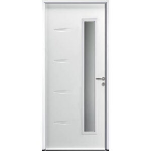 Porte d'entrée ACIER modèle CORTEN dimensions standard L 100 cm x H 215 cm