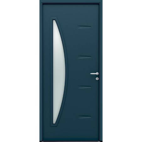 Porte d'entrée ACIER modèle HELIOS dimensions standard L 100 cm x H 215 cm