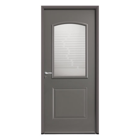 Porte d'entrée ACIER modèle NEMO dimensions standard L 100 cm x H 215 cm