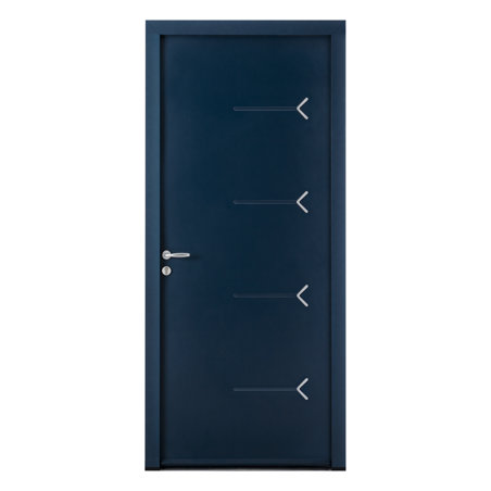 Porte d'entrée ACIER modèle STELLIS dimensions standard L 100 cm x H 215 cm