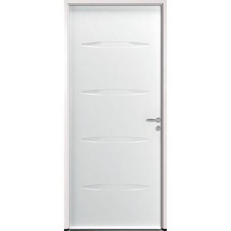 Porte d'entrée ACIER modèle ZENITH dimensions standard L 100 cm x H 215 cm