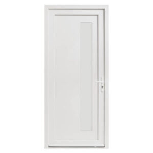 Porte d'entrée tiercée PVC modèle CASSIE avec semi fixe