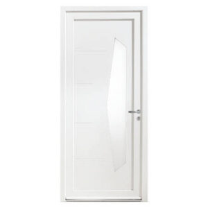 Porte d'entrée tiercée PVC modèle EMILY avec semi fixe