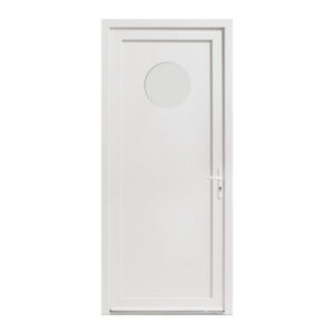 Porte d'entrée tiercée PVC modèle TOBY avec semi fixe