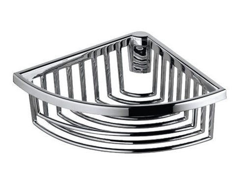 Porte-éponge d'angle amovible - Chromé