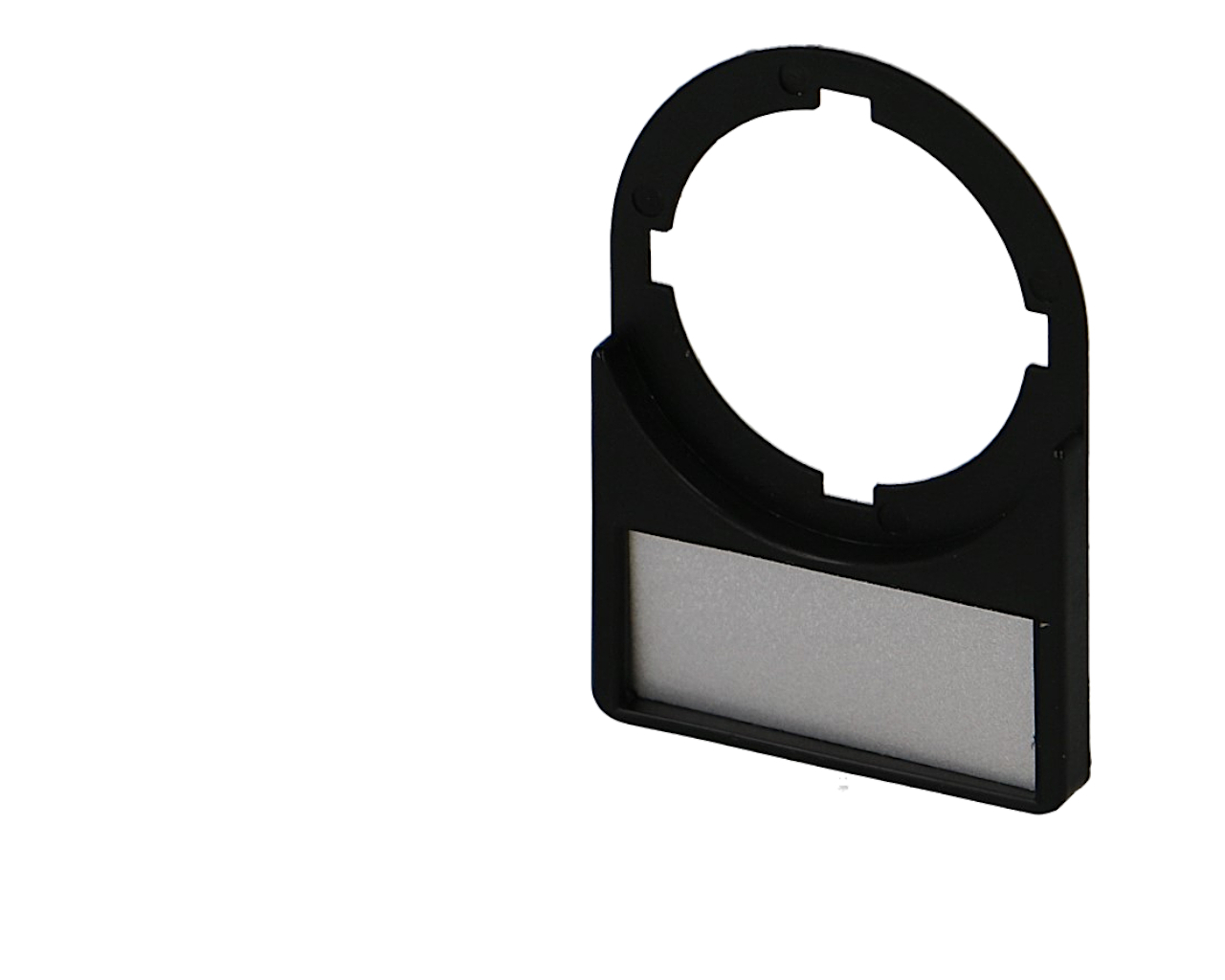 Porte étiquette + étiquette IMO pour bouton Ø22mm (lot de 10)
