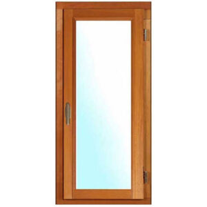 Porte fenêtre BOIS à Mouton et Gueule de Loup 1 vantail ouverture à la française