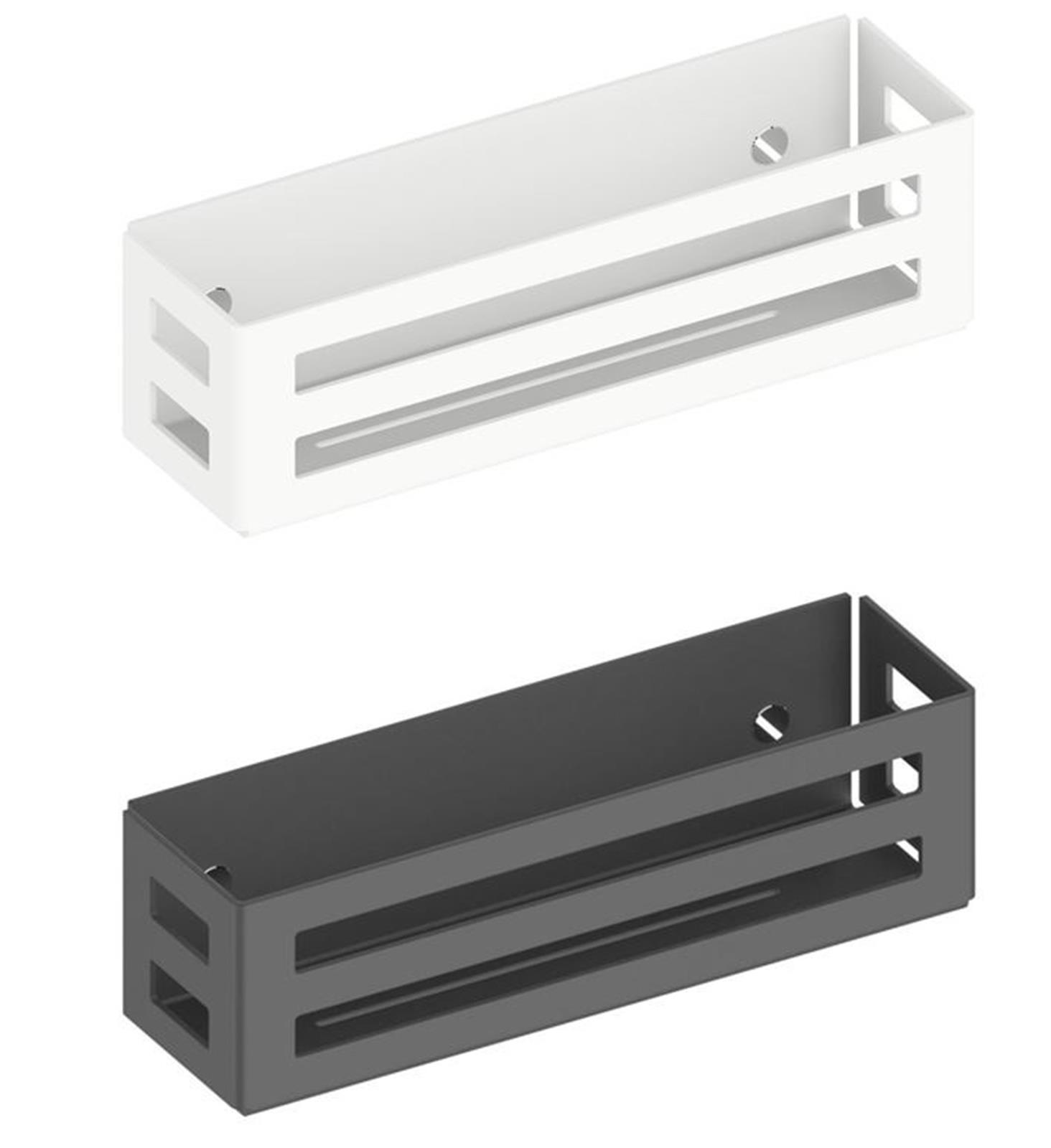 Porte-flacons de douche - Coloris: noir - Dimensions: 320 x 93 x 90 mm