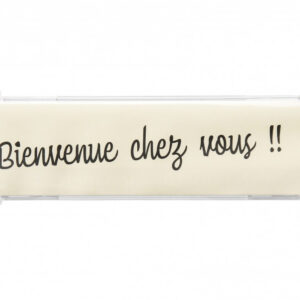 Porte-nom H.2.8 x l.10.3 RENZ, transparent