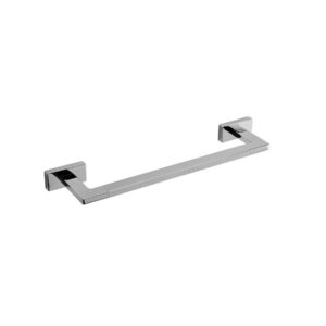 Porte-serviette Léa - Longueur 51 cm - en métal Chromé