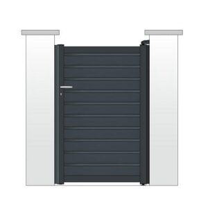 Portillon ALU modèle MALAGA