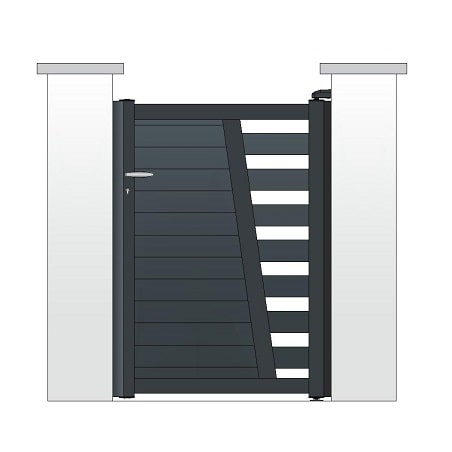 Portillon ALU modèle MURCIA 6