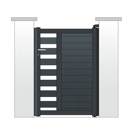 Portillon ALU modèle MURCIA
