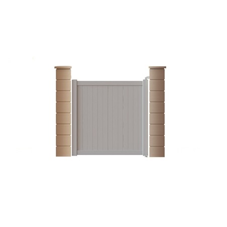 Portillon PVC battant modèle PRE CATELAN 1