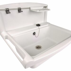 Poste d'eau multifonction NICOLL - Poste d'eau multifonction pour fixation murale - Couleur : BLANC