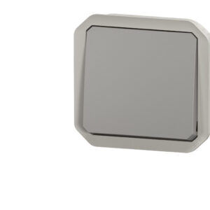 Poussoir lumineux Legrand Plexo™ gris composable