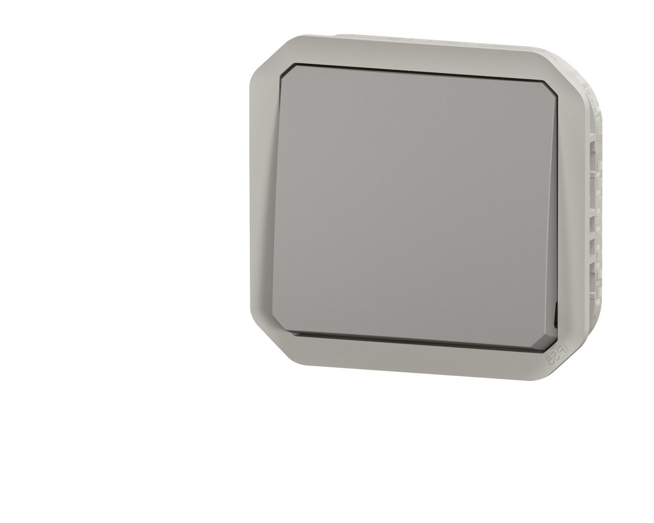 Poussoir lumineux Legrand Plexo™ gris composable
