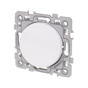 Interrupteur permutateur de va-et-vient Blanc Eur'Ohm Square