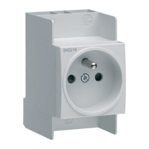 Prise de courant modulaire 16A 2P+T Hager SanVis