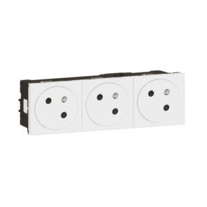 Prise de courant surface 2P+T MOSAIC raccordement latéral 6 modules LEGRAND 077143L