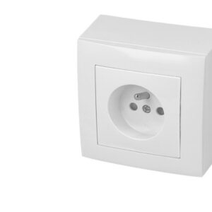 Prise électrique blanche Efapel Logus 90