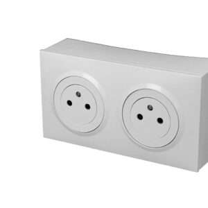 Prise électrique double Legrand Dooxie™ surface saillie