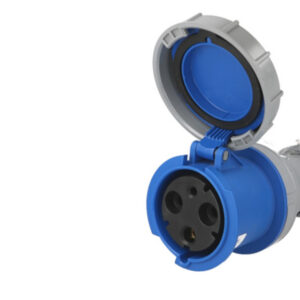 Prise femelle CEE monophasée, 3 x 125A, pour prolongateur IP67
