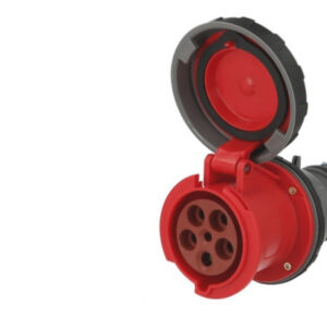 Prise femelle CEE triphasée, 5 x 63A, pour prolongateur IP67