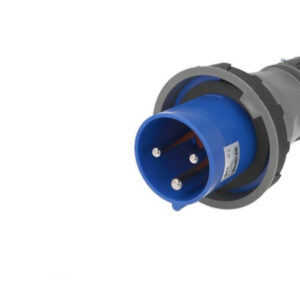 Prise mâle CEE monophasée 3 x 63A IP67