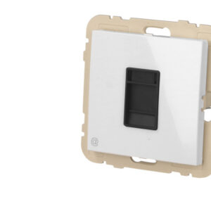 Prise RJ45 cat.6 blanc Efapel Logus 90