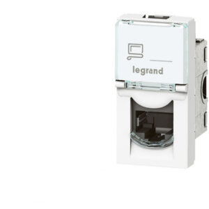 Prise RJ45 cat.6 FTP 1 module Legrand Mosaic composable